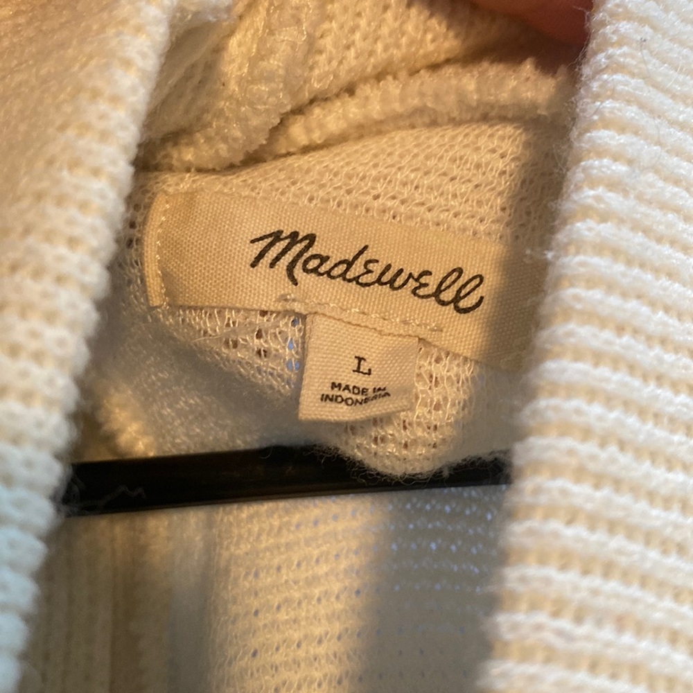 Madewell Large Cream Sweater